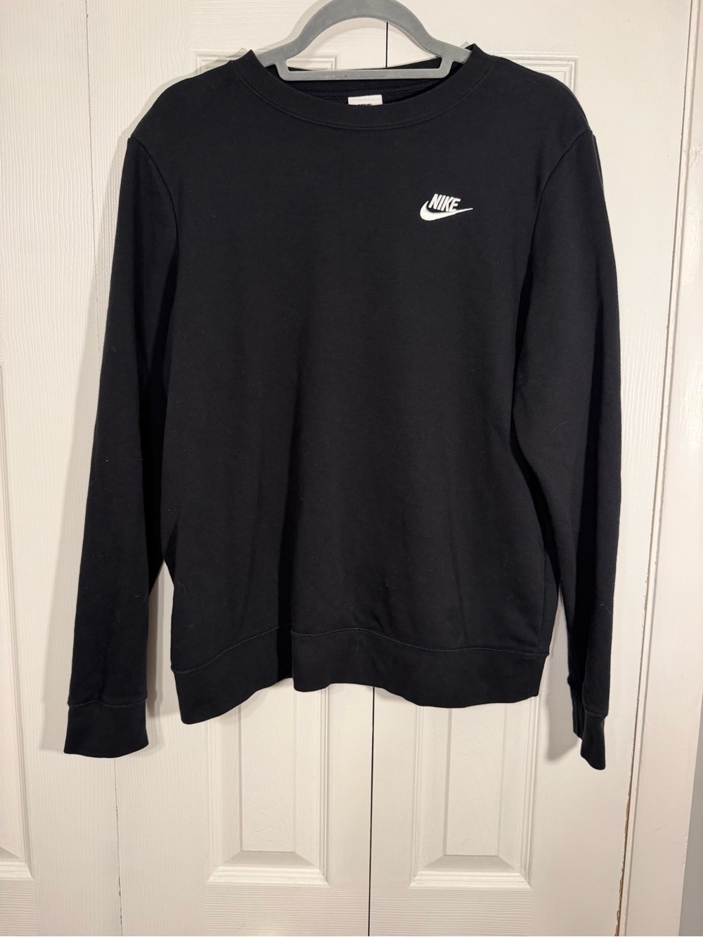 Nike Logo Crewneck Sweatshirt Women’s L Black